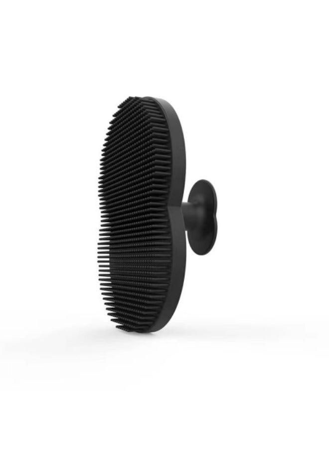 Generic Silicone Face Brush, Facial Cleansing Brush, Pore Cleaning Brush, Gentle Exfoliating Pad And Massage Skin Care Black  - Image 1