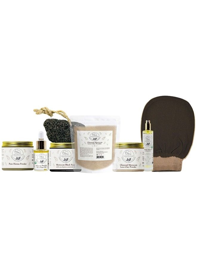 Natural Elephant Ghassoul Moroccan Lava Clay Powder 100% Pure & Natural (200g Jar (7oz)) - Image 5