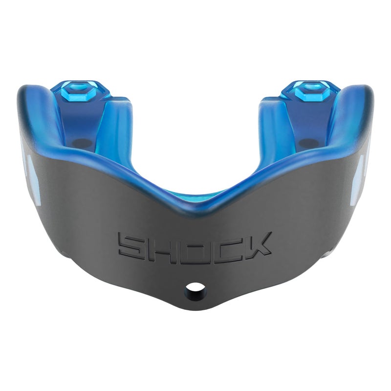 Shock Doctor Mouth Guard Sports, Hockey, Lacrosse, Baseball, Wrestling Moutguard, Gel Max Heavy Duty Protection & Custom Fit, Football Mouth Guard with Strap, Adult & Youth Mouthguard - Image 1