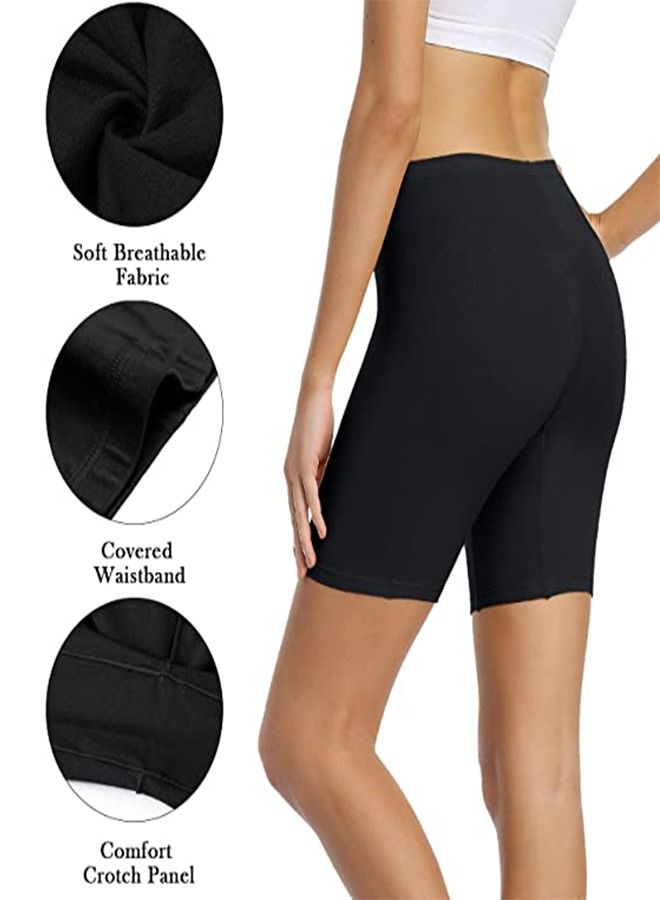 Seamless Yoga Riding Pants Black  - Image 3