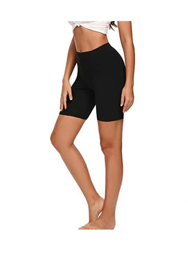 Seamless Yoga Riding Pants Black  - Image 2