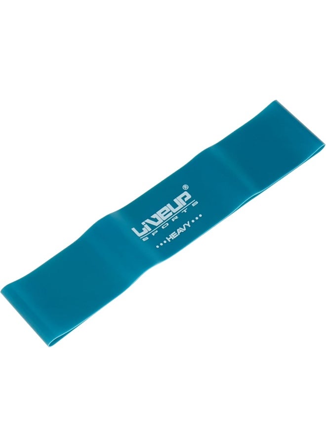 Liveup Exercise Loop Elastic Band, Heavy, Blue, Multi  - Image 2