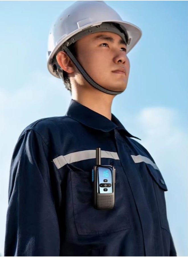 RTAKO - S700 Digital Display Handheld Radio Long Range Distance Waterproof Radio Digital LCD Display for easily Adjustable Frequency and Volume for Indoor Outdoor Perfect for Hiking,Resturant,Hotel and Construction Sites. - Image 1
