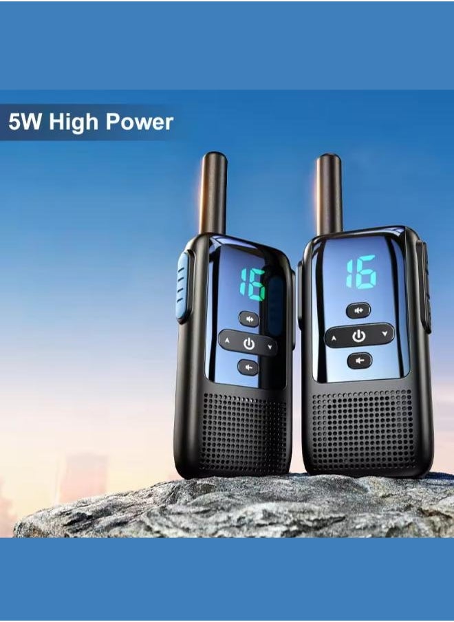 RTAKO - S700 Digital Display Handheld Radio Long Range Distance Waterproof Radio Digital LCD Display for easily Adjustable Frequency and Volume for Indoor Outdoor Perfect for Hiking,Resturant,Hotel and Construction Sites. - Image 1