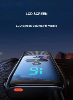 RTAKO S700 Digital Display Handheld Radio Long Range Distance Waterproof Radio Digital LCD Display for easily Adjustable Frequency and Volume for Indoor Outdoor Perfect for Hiking,Resturant,Hotel and Construction Sites.  - Image 3
