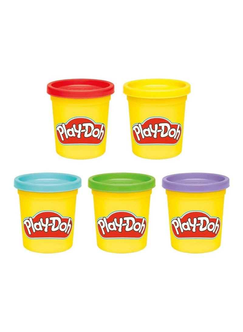Play-Doh Back to School Modeling Compound 5-Pack - 3 oz Cans, Arts & Crafts Toy for Kids 2+ - Image 2