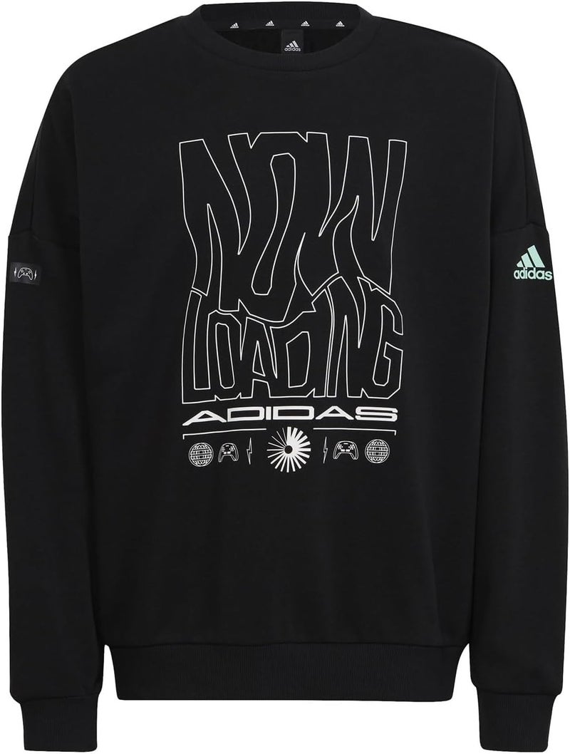 Adidas سويت شيرت أديداس لووس فيت أركدي3 للأطفال - أسود، مقاس 15-16 سنة - Image 1