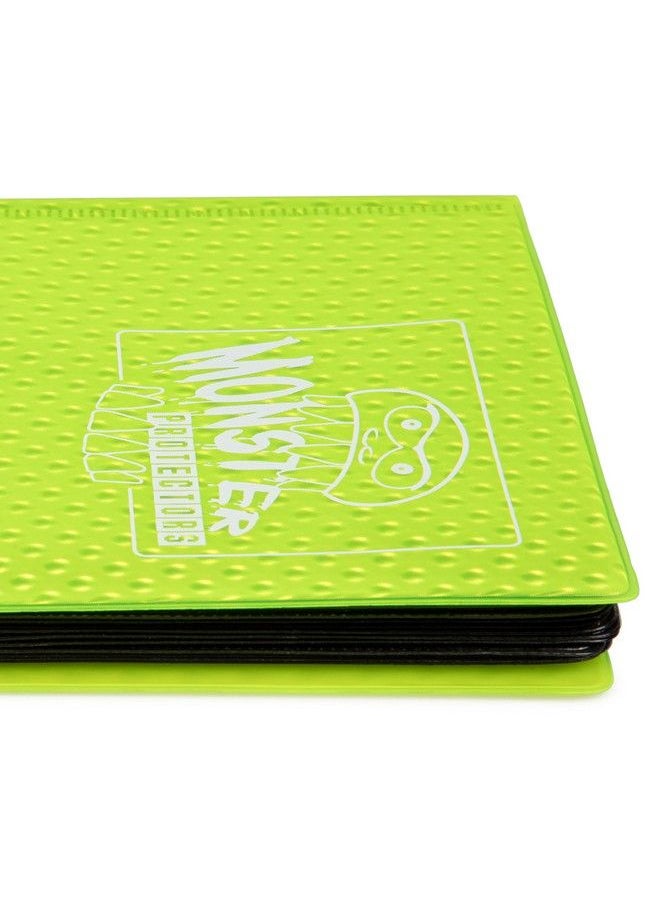 Monster Protectors Monster 4 Pocket Trading Card Album 20 Side Loading Theft Deterrent Padded Pages For Extra Protection Deluxe Binder Holds 160 Yugioh Mtg Magic The Gathering Pokémon & Sport Cards Holofoil Yellow  - Image 4