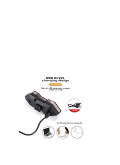 SYOSI Bike Turn Signals,Bright Bike Tail Light with Turn Signals, 120 Lumens USB Rechargeable LED Rear Bike Light, Wireless Remote Control Bike Blinkers, IPX5 Waterproof Bike Safety Light for Night  - Image 2