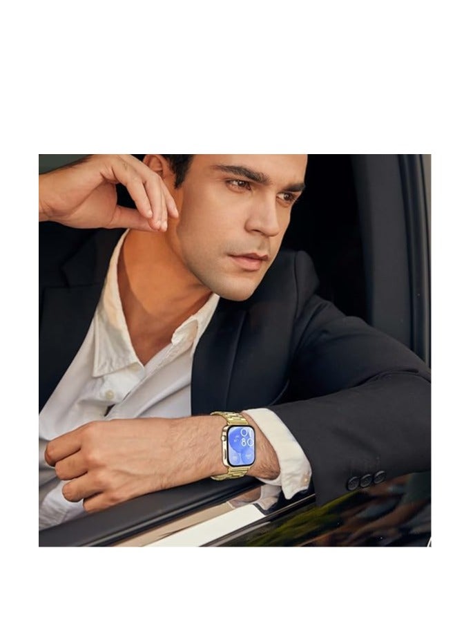 Metal Bracelets Compatible with Huawei Watch Fit 3 Bracelet, Stainless Steel Replacement Strap for Huawei Watch Fit 3 Watch Strap for Women Men - Image 5