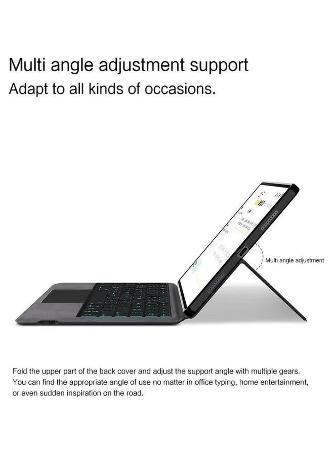 Keyboard Case Touch Compatible with Honor Pad X8a 11 inch 2024, Detachable Backlight Any-Angle Kickstand  Leather Cover for - Image 4