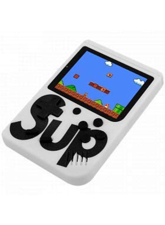 SUP 400 In 1 Game Box Console Classic Games Hand Held Gamepad Color Screen Mario Super Mario DR Mario Contra Games - WHITE - Image 1