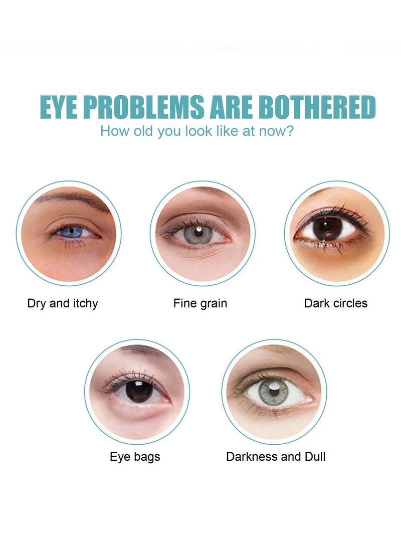 EELHOE Anti Wrinkle Eye Cream, Hydrating And Brightening Instant Firming Eye Cream, Anti-aging Rapid Reduction Eye Cream For Wrinkles And Puffiness - Image 4