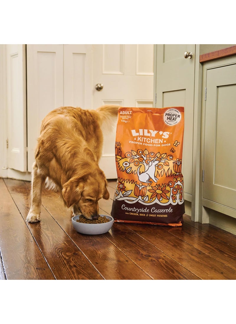 Lily's Kitchen Countryside Casserole With Chicken Duck And Sweet Potatoes Adult Dry Dog Food - Image 5