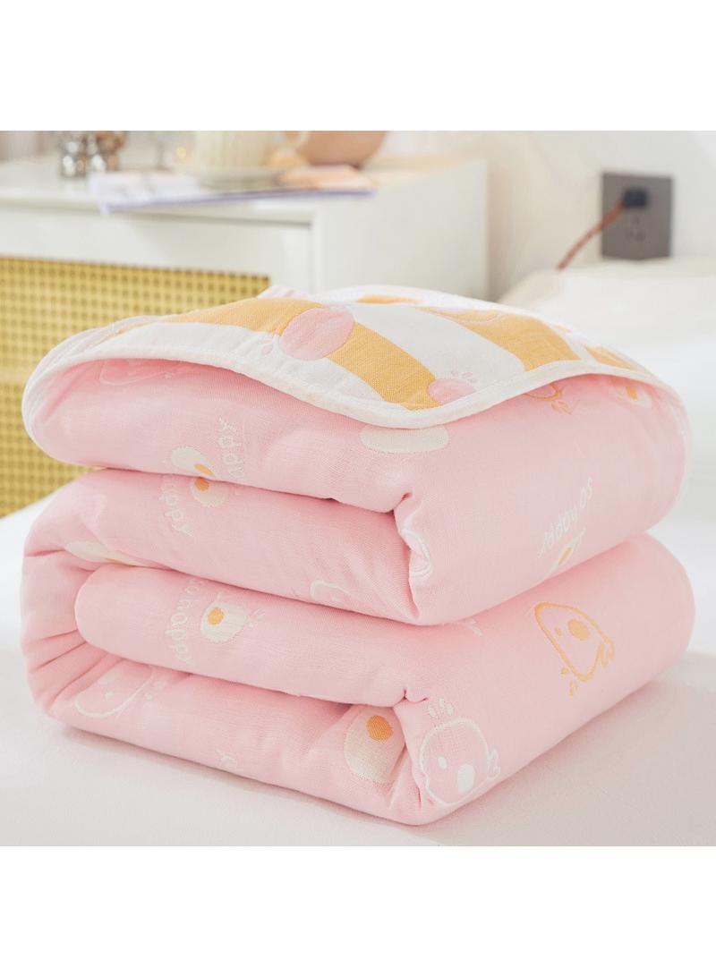 Y&D 90*100cm Six Layer Absorbent Cotton Towel Summer Cool Blanket  - Image 1