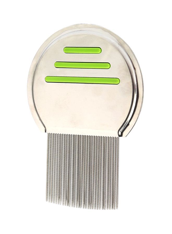 NIBEMINENT Pet Flea Comb Green/Beige
