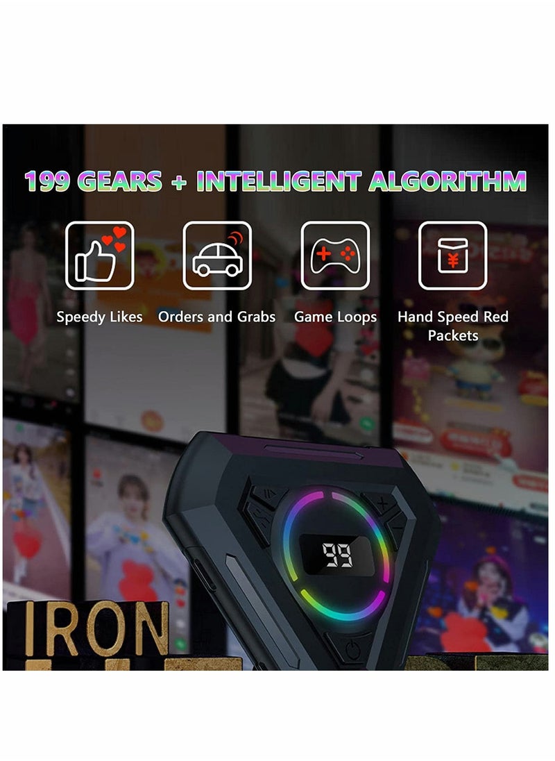 KASTWAVE - Auto Clicker for Phone Simulated Finger Clicking USB Simulator Video Auto Tapper Taps Adjustable Speed for Games Live Broadcasts Reward Tasks for Mobile Phones Live Broadcasts Keep Screen Alive - Image 1