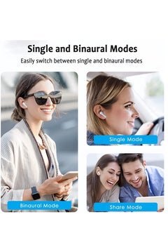 Next Life Premium Quality Wireless Earbuds, Bluetooth Ear Buds 3D Stereo Headphones,Noise Reduction Earphone,Touch Control,IPX7 Waterproof Earphones with Charging case for iPhone/Airpod pro Android  - Image 3