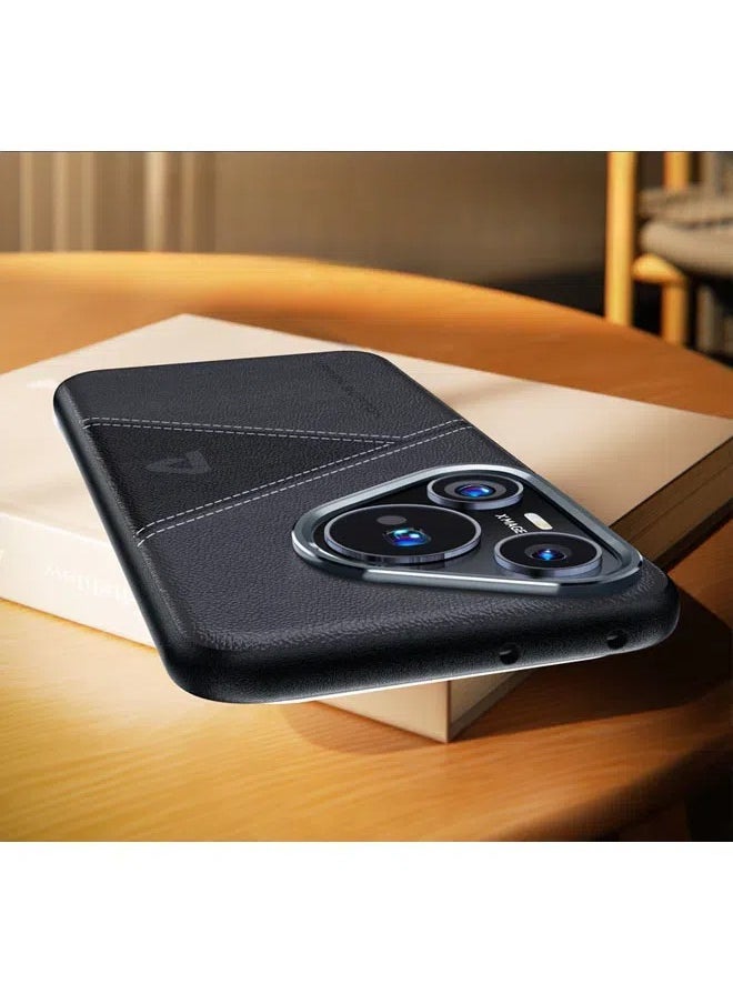 General Applicable to Huawei Pura70 70Pro 70Pro+ mobile phone case new ultra-thin all-inclusive anti-drop plain leather case  - Image 3