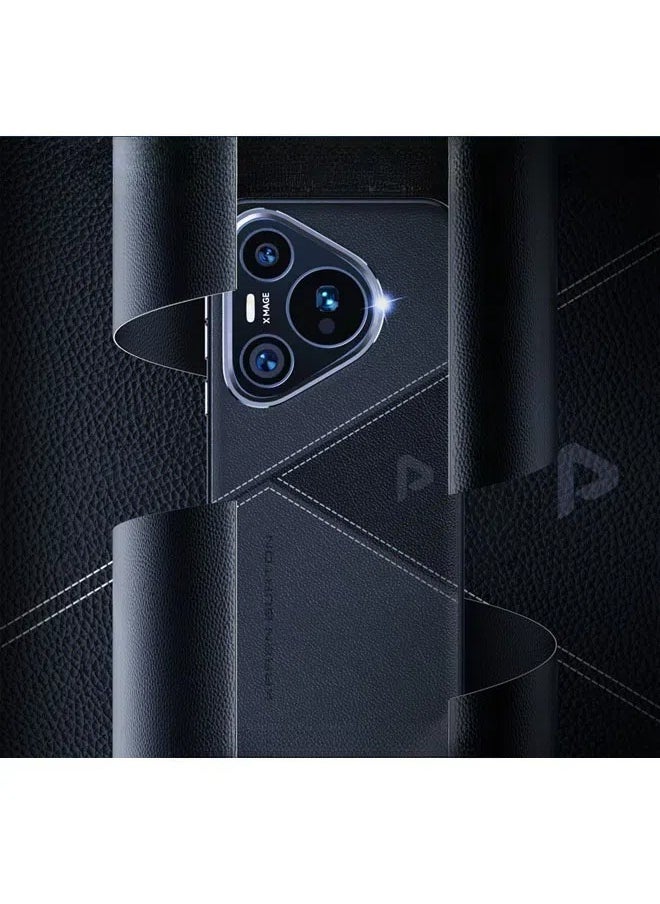 General Applicable to Huawei Pura70 70Pro 70Pro+ mobile phone case new ultra-thin all-inclusive anti-drop plain leather case  - Image 4