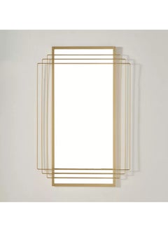 هوم بوكس مرآة حائط معدنية مزخرفة من فايز - 60x90x1.8 سم  - Image 2