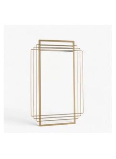 هوم بوكس مرآة حائط معدنية مزخرفة من فايز - 60x90x1.8 سم  - Image 5