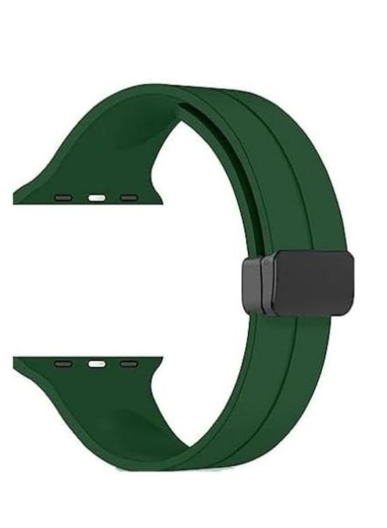 Apple Watch Band 42mm 44mm 45mm 49mm, Sport Silicone  Replacement Wristband for Apple Watch Series 8/Ultra/7/SE/6/5/4/3/2/1, iWatch Strap Men Women - Image 1