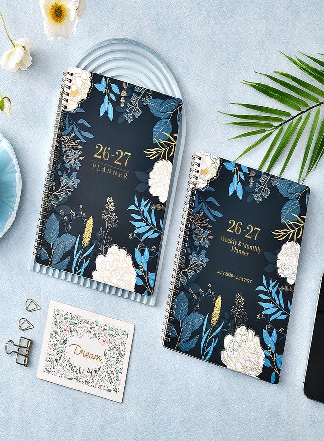 Indeme 2026-2027 Planner - Academic Planner 2026-2027, July 2026 - June 2027, 7.87'' x 9.96'', Monthly Tabs, Twin-wire Binding, Thick Paper, Perfect Daily Organizer - Image 2