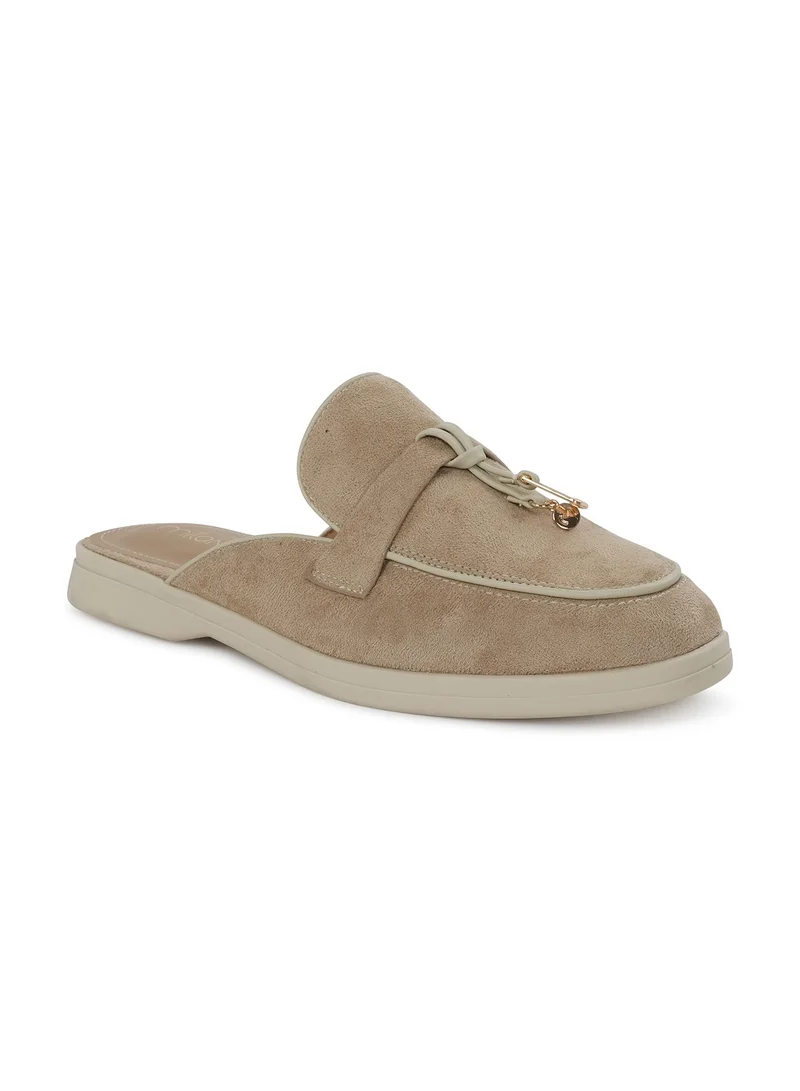 Milano JESSIE Mule Flats - TAUPE