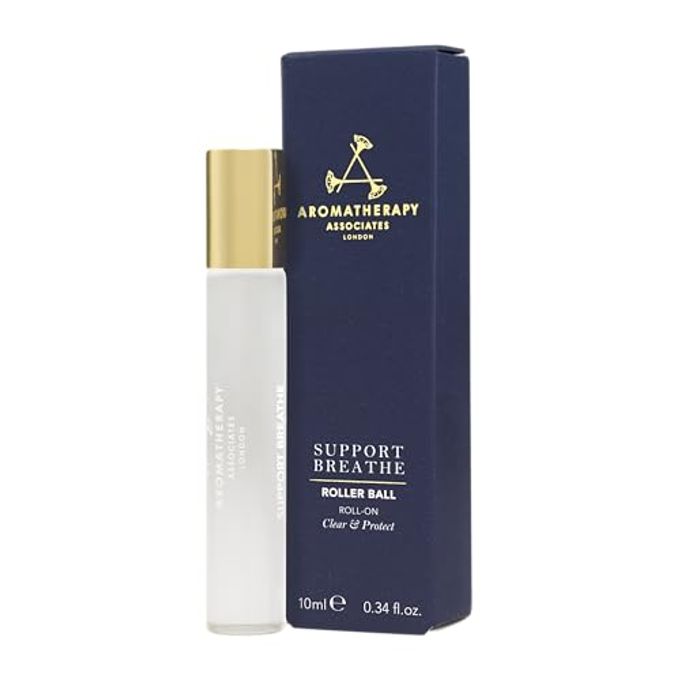 Aromatherapy Associates Support Breathe Roller Ball. Premium Blend of Pine, Tea Tree and Eucalyptus Essential Oils to Ease Tension and Refresh the Senses on the Go (0.34 fl oz) - Image 1