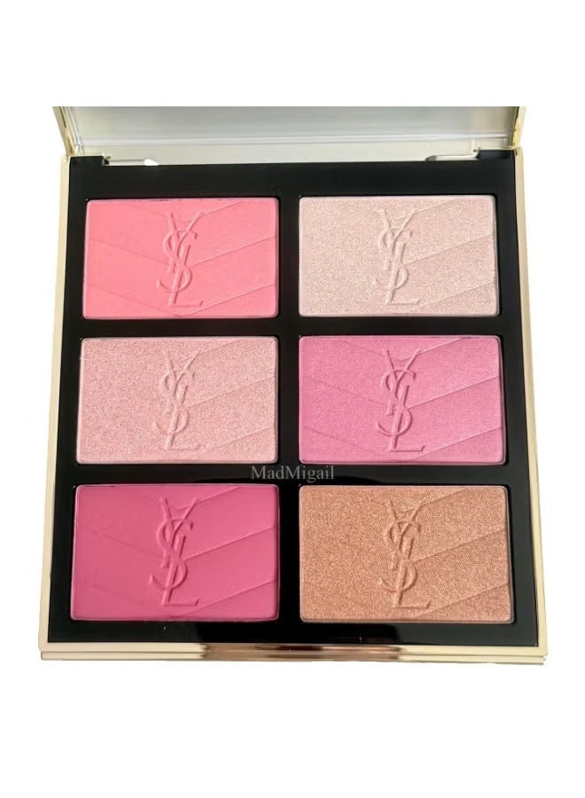 Yves Saint Laurent Couture Face Palette Golden Oasis Limited Edition, 3 Blushes & 3 Highlighters, 27g - Image 1