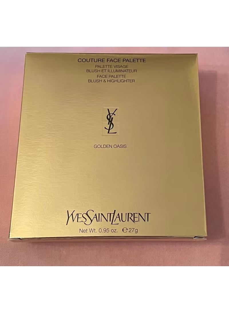 Yves Saint Laurent Couture Face Palette Golden Oasis Limited Edition, 3 Blushes & 3 Highlighters, 27g - Image 2