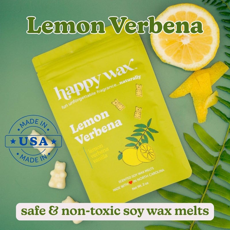 Happy Wax Best Sellers Collection Scented Natural Soy Wax Melts â€“ 6 Total Oz. of Scented Wax Melts, Collection Includes Lemon Verbena, Coastal Tide and Eucalyptus Spearmint - Image 5