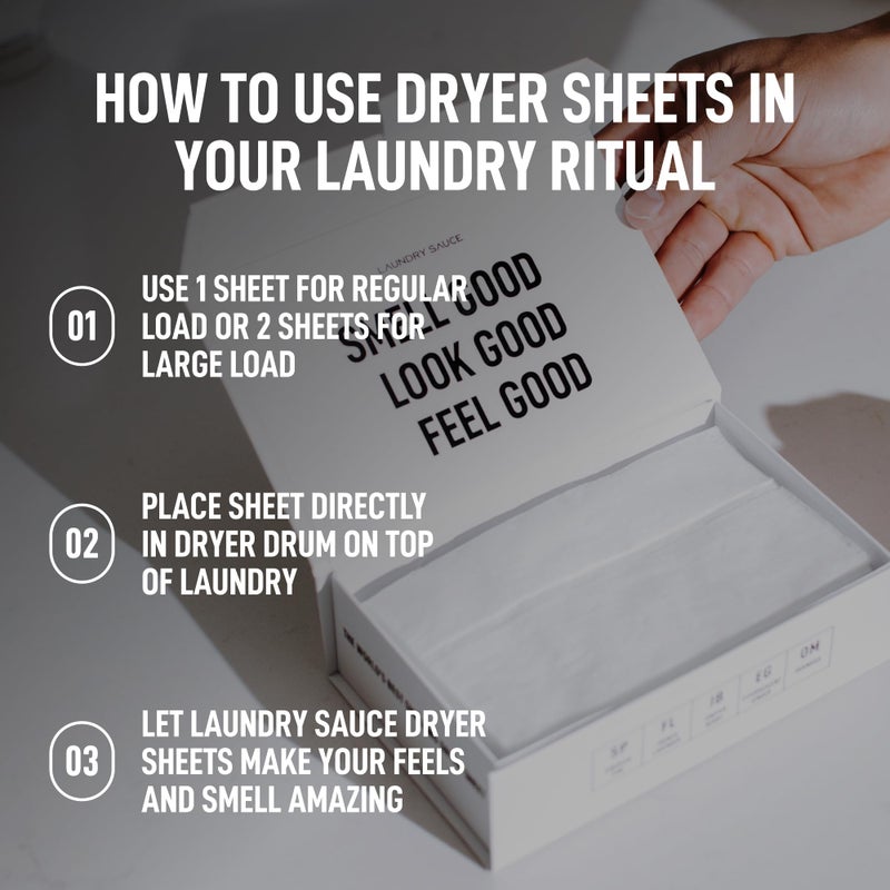 Laundry Sauce - Laundry Dryer Sheets (Siberian Pine), Luxury Fragrance, Contains Essential Oils, Softens Fabric, Removes Static Cling, Eco-Friendly Packaging, Travel Friendly, 69 Count - Image 4