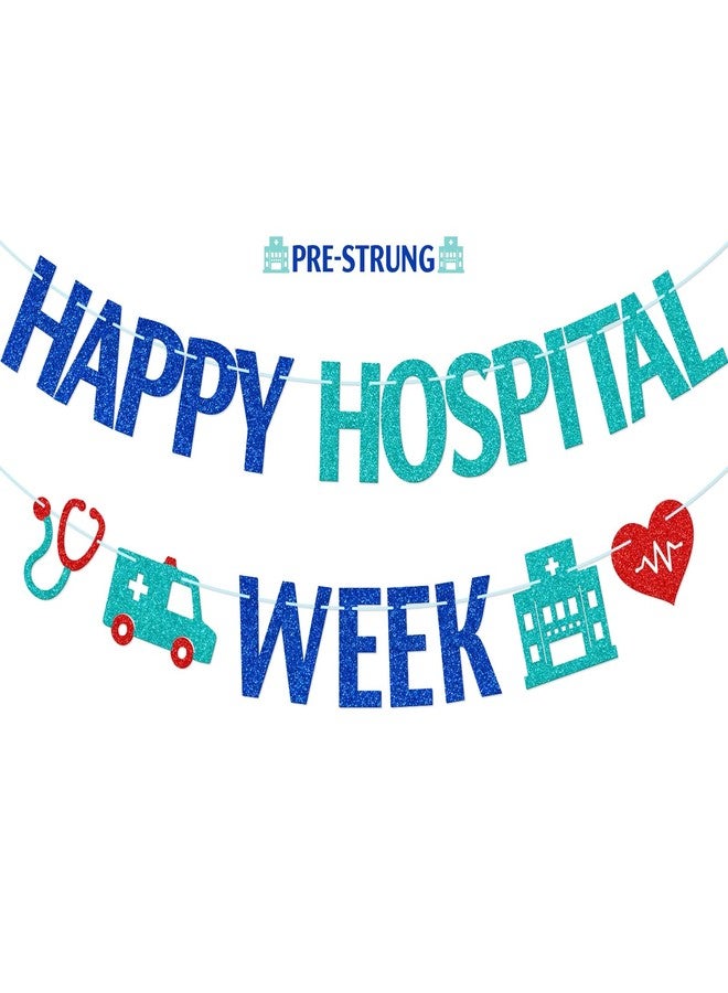 FOZEE Hospital Week Banner, Hospital Appreciation Week Party Decorations, National Hospital Week Decorations - Image 1