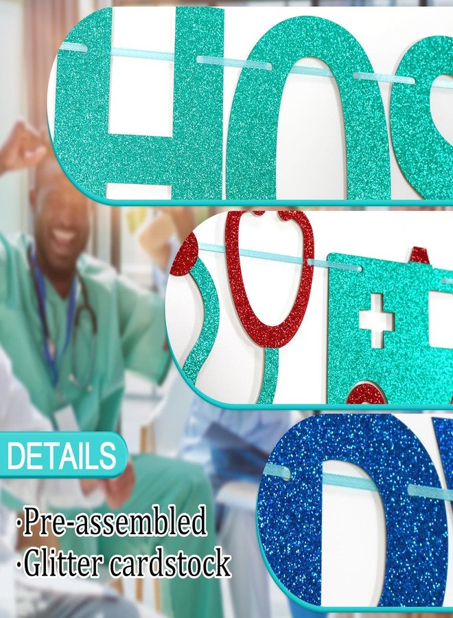 FOZEE Hospital Week Banner, Hospital Appreciation Week Party Decorations, National Hospital Week Decorations - Image 3