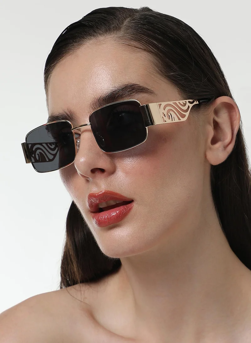 Haute Sauce The Bling Wrap Sunglasses - Onyx Black