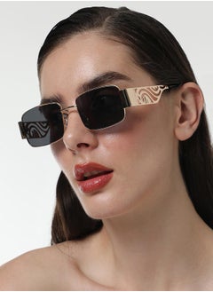 Haute Sauce The Bling Wrap Sunglasses - Onyx Black  - Image 3