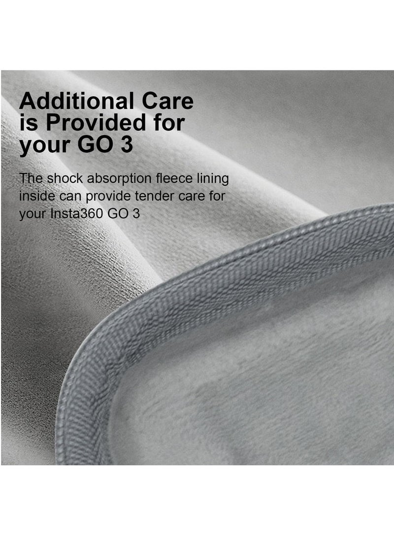Generic Mini Storage Bag for Insta360 GO 3 Body Bag GO3 Mini Storage Carrying Bag 360GO3 Accessories  - Image 4