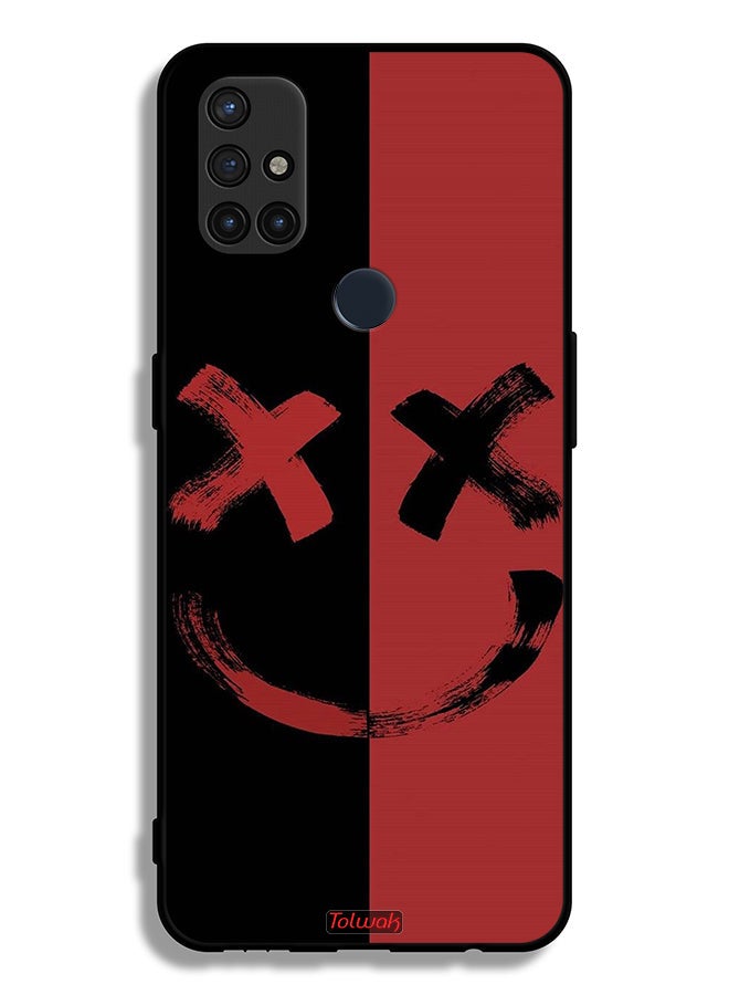 Tolwak OnePlus Nord N10 5G Protective Case Cover Marshmallow Art Pattern - Image 2