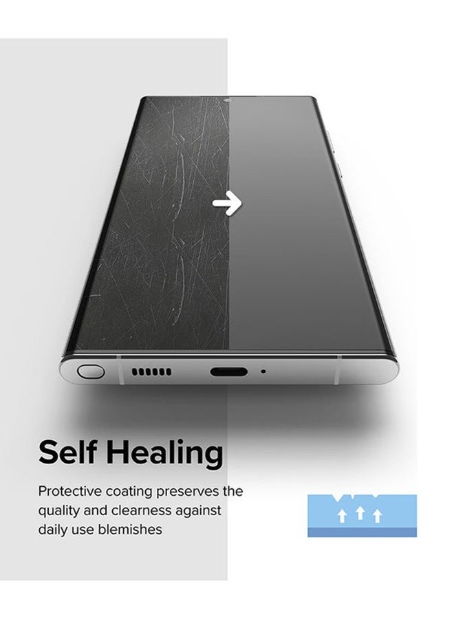 Dual Easy Film 【2 Pack】 for Samsung Galaxy S22 Ultra 5G Screen Protector,Anti-Dust,Full Coverage HD Quality Easy Application Clear - Image 4