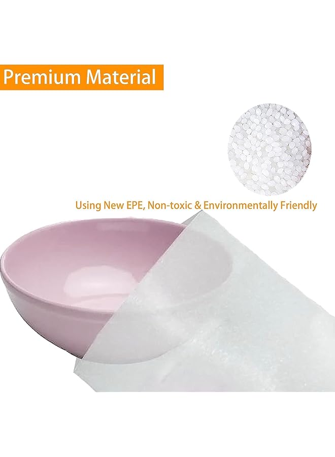 erorex 50Pack Cushion Foam Pouches 12X12 Inch Packing Cushioning Supplies For Moving Foam Wrap Pouches Protect Fragile Items Cushioning Foam Padding For Packaging Dishes China Cups Plates Mugs  - Image 3