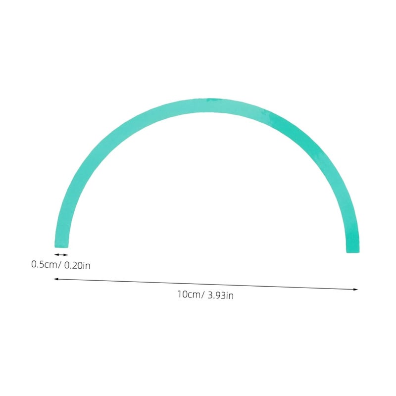 ملصقات مقياس الضغط الملون 6 أوراق أحمر أخضر أصفر ملصقات صناعية مقاومة للماء للسلامة - Image 3