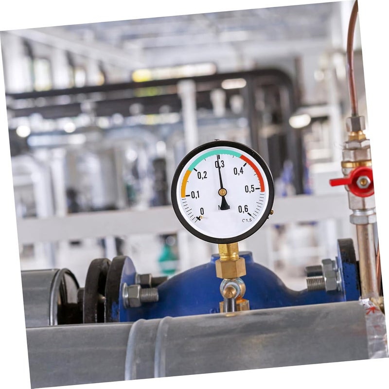 ملصقات مقياس الضغط الملون 6 أوراق أحمر أخضر أصفر ملصقات صناعية مقاومة للماء للسلامة - Image 5