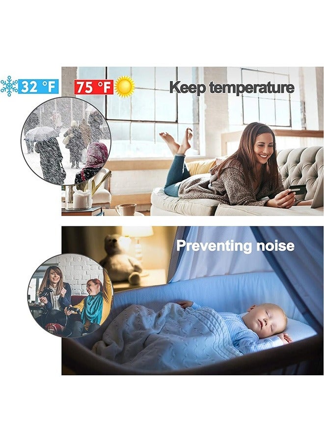 Bukela Door Seal Strip,Door Draft Stopper, Self Adhesive ,Door Guard Insulator Seal for Exterior The Door Bottom Slot Doors Draft Excluder for Blocking Bugs, Air, Dust (1 Meter*2pcs) - Image 5