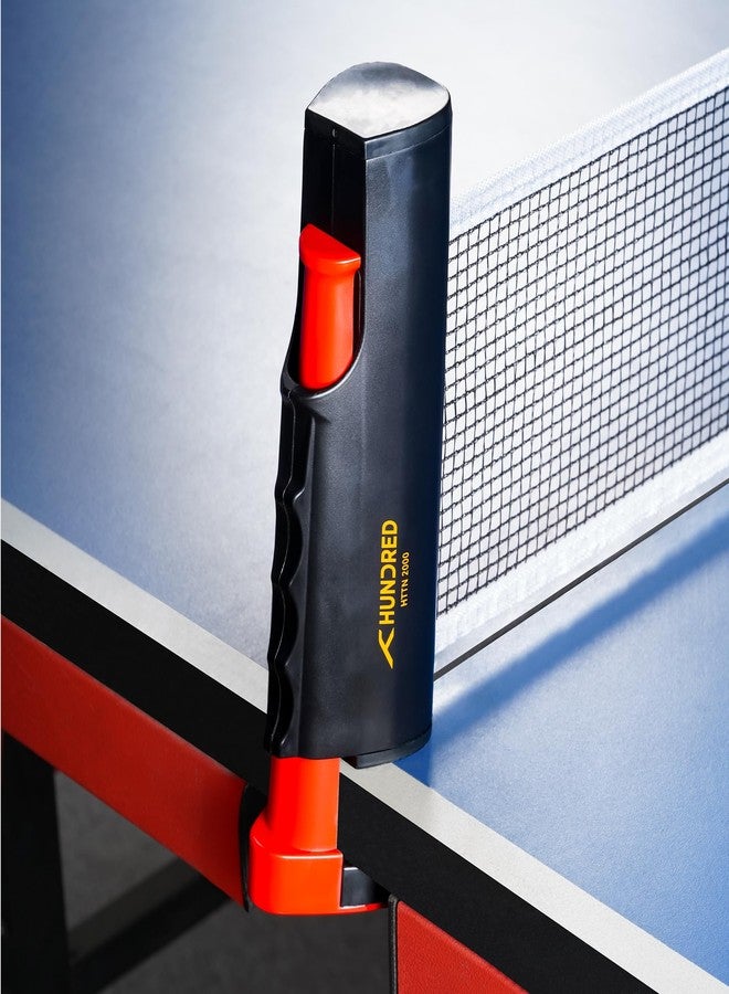 Hundred HTTN 2000 Table Tennis Portable Net (Black/Red) - Image 5
