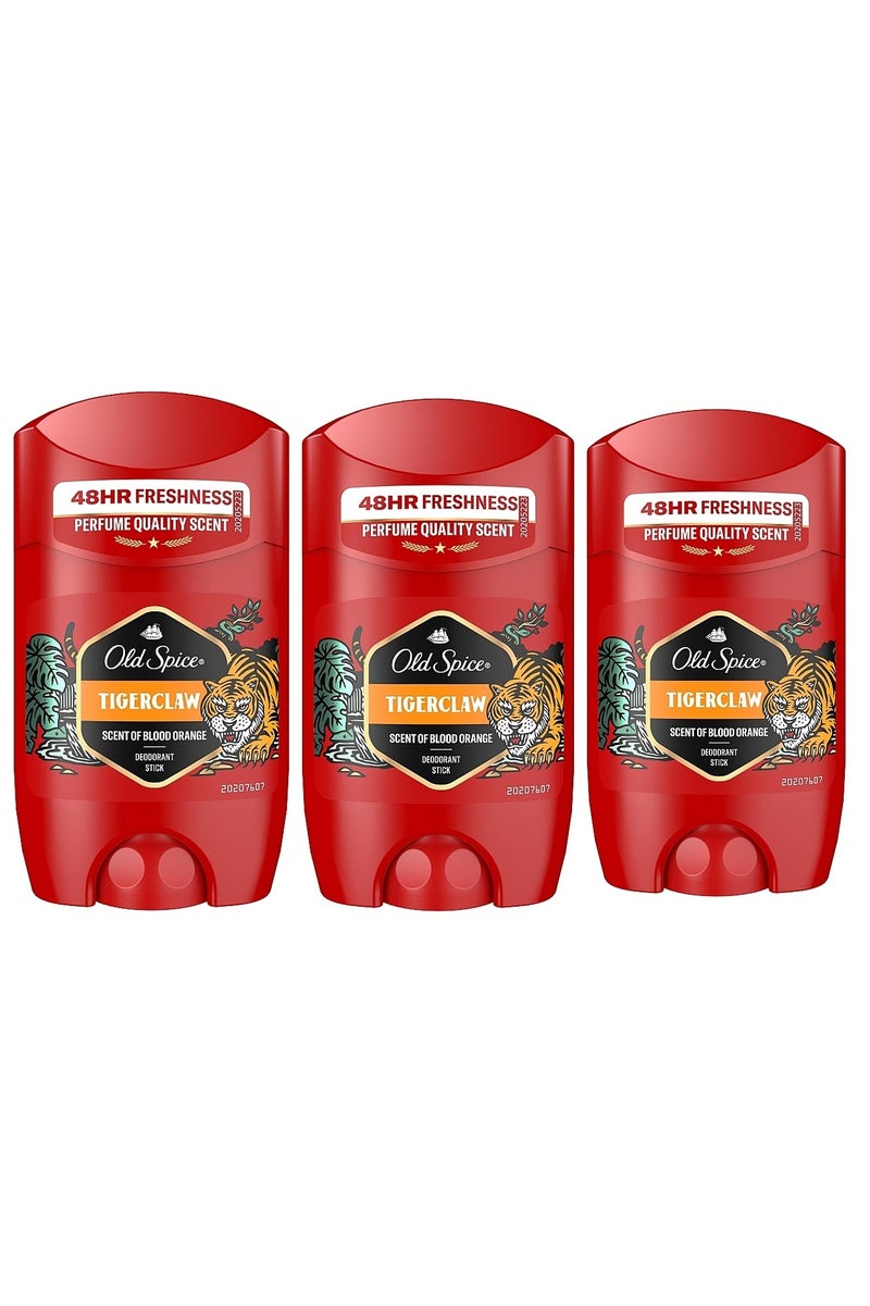 Old Spice Tigerclaw deodorant stick 50ml (Pack of 3)  - Image 1