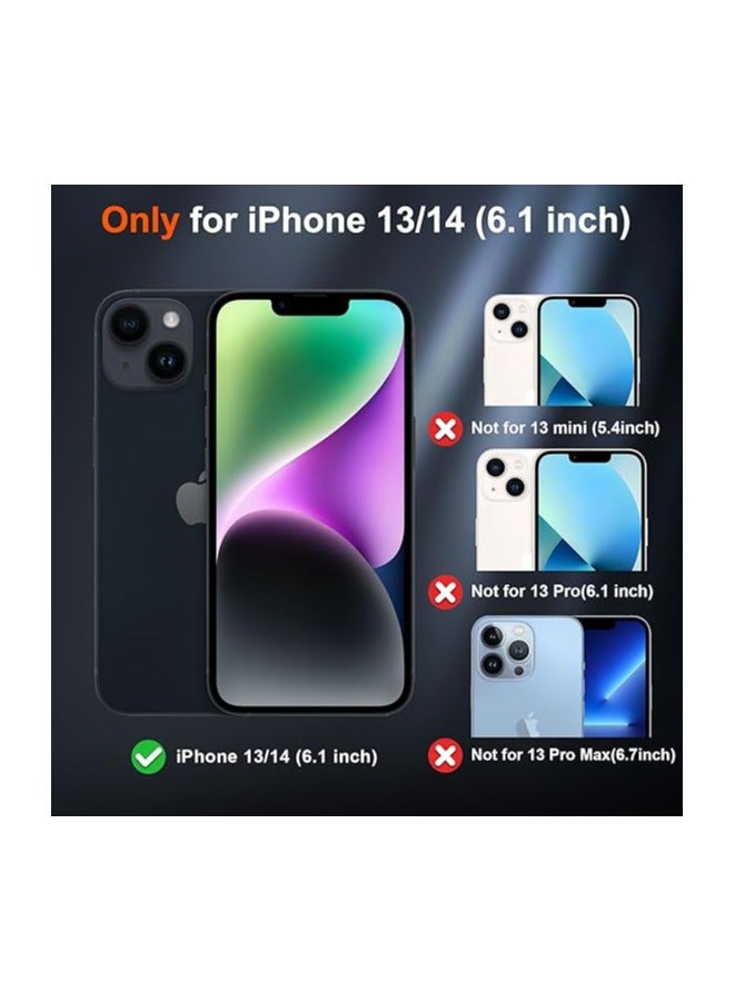 ACLIX Matte Magnetic case for iPhone 13 - iPhone 14 , High Grade Drop Protection with Shockproof Strip, Translucent Matte Back Phone Case (Deep Red) - Image 2