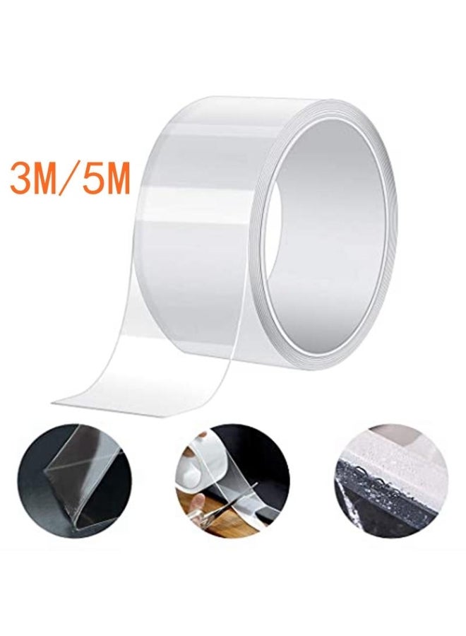 3/5M Waterproof Kitchen Sink Clear Tape Mildewproof Nano Tape Bathroom Toilet Crevice Strip Self-adhesive Pool Water Seal  - Image 1