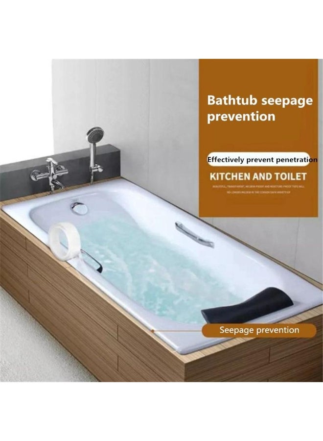 3/5M Waterproof Kitchen Sink Clear Tape Mildewproof Nano Tape Bathroom Toilet Crevice Strip Self-adhesive Pool Water Seal  - Image 5